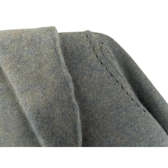 Banana Republic 100% Cashmere Sweater Heather Green Open Front Cardigan - Picture 4 of 9